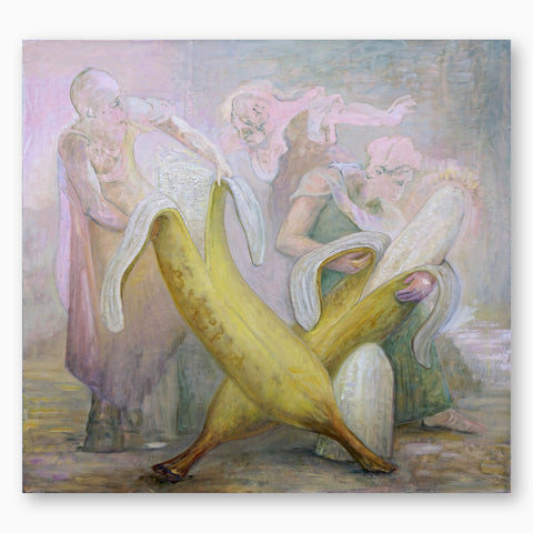 Artsuite - David Molesky - A Head Below the Rest - David Molesky brings a contemporary twist to the tradition of figurative painting by remixing elements from post-impressionist drawing with Flemish oil techniques and baroque composition.