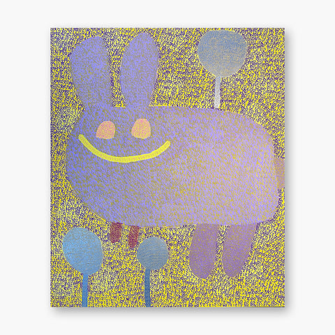 Artsuite - King Godwin - Artist - The rabbit is having a good day because the spring has come