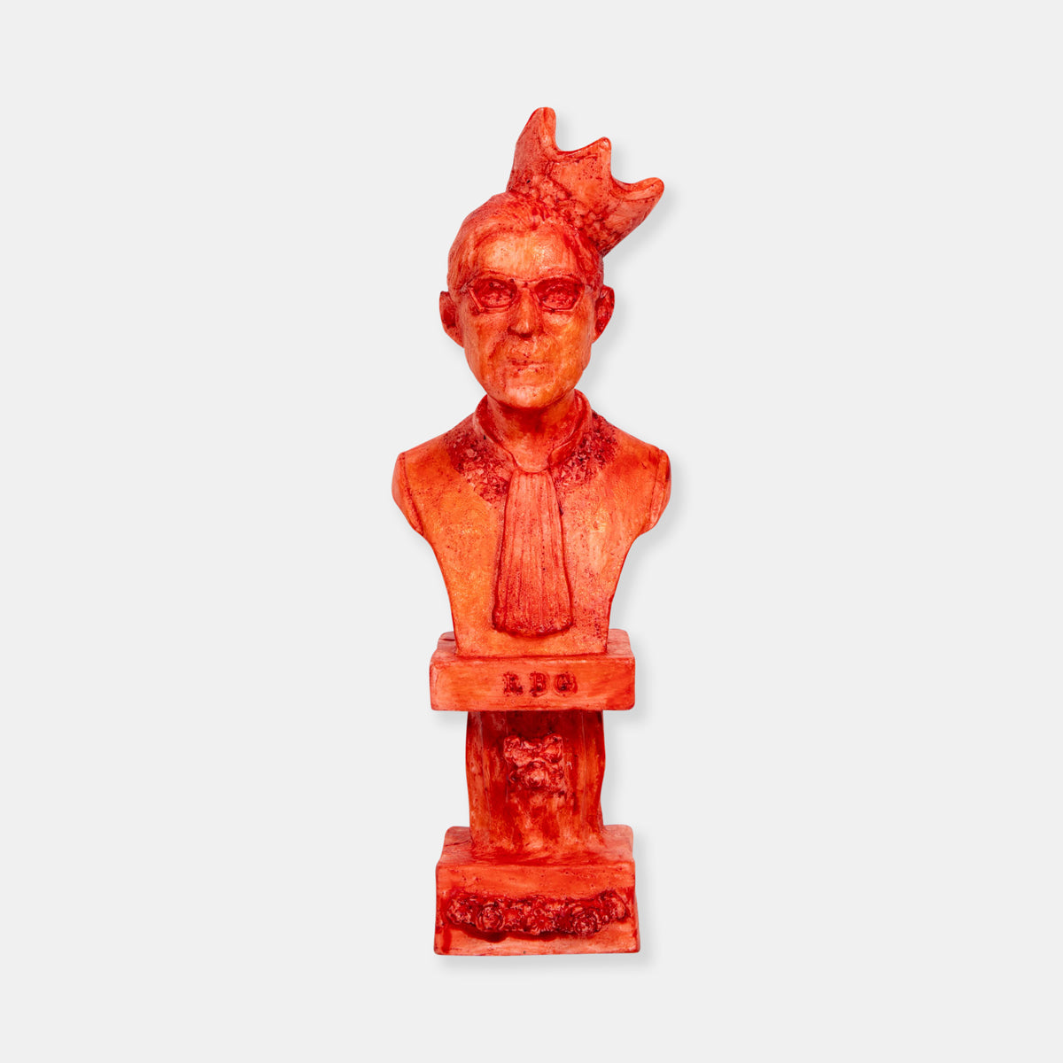 Artsuite - Tim Tate - RBG - Red - Sculpture - 12" tall - Ruth Bader Ginsburg has always been one of Tate's heroes and he considers her as the conscious of our nation. When he read her final wish, it broke his heart and he reacted as any artist would - he created art to honor her and her guardianship of the moral integrity of the country.